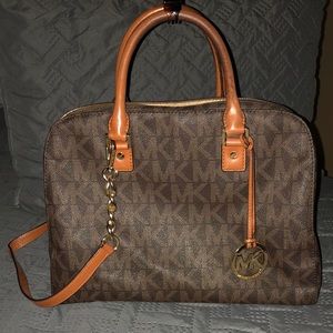 Michael Kors Hattie Bowling Satchel Bag